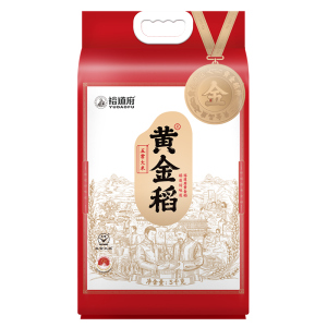 裕道府 黄金稻 五常大米5kg(原粮五优稻4号俗称稻花香花香2号)(起订量30)