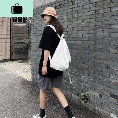 书包女韩版高中ins风街拍原宿ulzzng学生校园背包chic百搭双肩包NEW LAKE