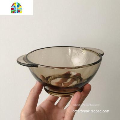 otherbreak韩国ins网红餐厅玻璃碗 冰淇淋果冻酸奶碗沙拉早餐深盘 FENGHOU 7.5寸深盘
