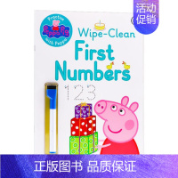 小猪佩奇擦擦书 数字123 [正版]小猪佩奇 英文原版绘本 6册手掌纸板书 Peppa Pig Little Libra