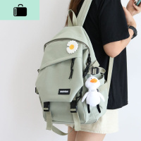 书包韩版原宿ulzzang女背包高中学生初中生百搭ins风大容量双肩包NEW LAKE