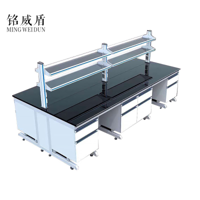 铭威盾钢木实验台全钢边台化验室操作台实验桌操作桌化学实验室工作台[工厂现做 7天内发货]