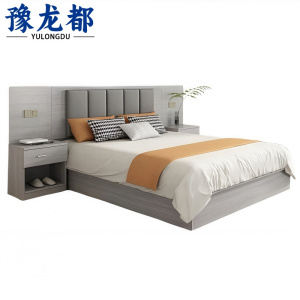 豫龙都 床+床垫 1.5m 套