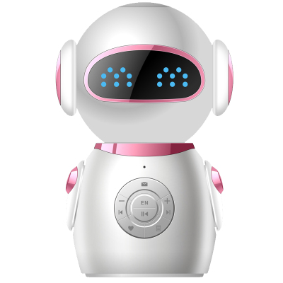 熊娃娃A1小超儿童智能机器人玩具语音对话可连WiFi智能早教机学习机互动（粉红色）