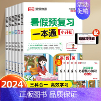 暑假预复习一本通 五升六 [正版]荣恒暑假预复习一本通小学21天暑假打卡计划一二三四五六年级人教版暑假作业同步专项训练练
