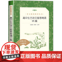 高中生古诗文背诵95篇 中学生语文课内外拓展阅读 人民文学出版社 诗词诗歌鉴赏大全唐诗宋词赏析 高一高二高三古诗文学生课