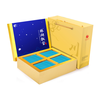 林湖飘雪特级茉莉花茶浓香型茶叶送礼礼盒240g