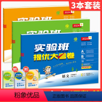 ❤优选3本:[人教版]语文数学英语 六年级下 [正版]2024实验班提优大考卷一二年级三四五六年级下册上册语文数学人教版