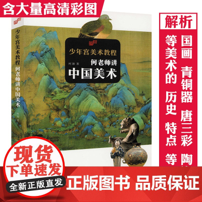 [3本39]少年宫美术教程:何老师讲中国美术 何源著书籍