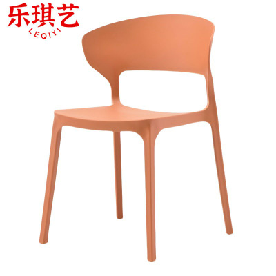 乐琪艺 塑料椅 桔色 52*53*76.5cm 把