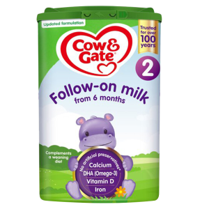 有效期到26年7月-英国牛栏Cow&Gate 婴幼儿配方奶粉2段6-12个月 800g