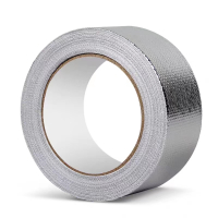 中锦科技 玻纤布铝箔胶带隔热保温耐高温玻纤布胶宽度1米长度100米卷