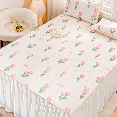 Ceen Bulled乳胶软凉席冰丝床裙 家用三件套 夏季两用折叠可水洗