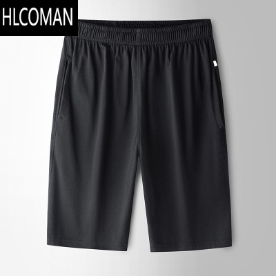 HLCOMAN青年棉料运动裤男短裤运动休闲裤子宽松百搭夏季薄款五分裤中卫裤