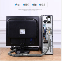 束线管 银色 28mm 3米 带理线夹