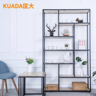 匡大 办公柜储物架铁艺书架1.2米办公书架