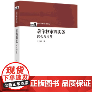 2025新书 著作权审判实务 探索与发展 白帆 著 知识产权出版社 9787513097468