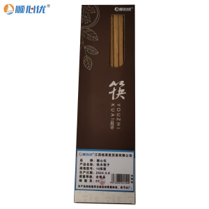 顺心优 铁木筷子 10双装 盒