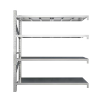 鑫星奈 XXN4012947 不锈钢货架304材质四层仓储货架 200*50*200cm/500kg副架