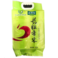苏鲜生北大荒联名款东北大米黑龙江长粒香米5kg 非真空