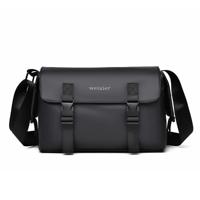 新款男士高级感轻便百搭单肩包大容量休闲男女同款防水斜挎包