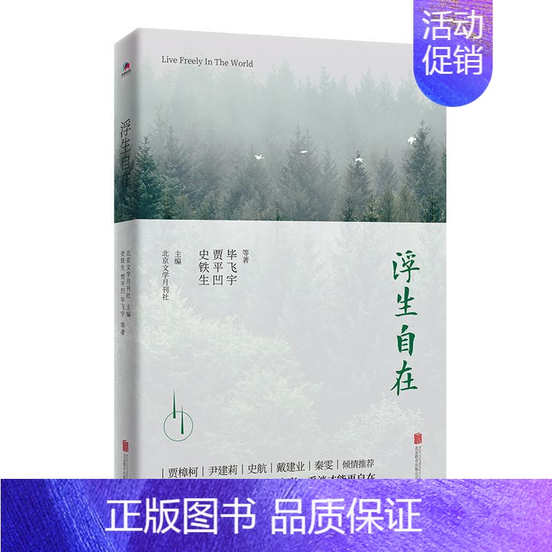[正版] 浮生自在 史铁生贾平凹毕飞宇等著 送给还在纠结人生苦乐计较人生得失的你 现当代文学散文随笔作品集 名家名作