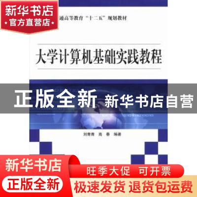 正版 大学计算机基础实践教程 刘青青,高春编著 中国水利水电出