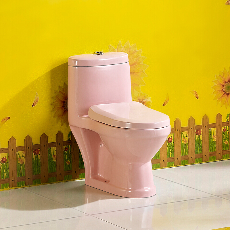 儿童卫浴彩色马桶陶瓷坐便器幼儿园陶瓷座便器波迷娜bomina