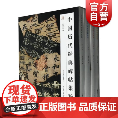 中国历代经典碑帖集粹一函四册HZ 上海人民美术出版社
