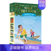 神奇树屋25-28册盒装 [正版]英文原版 神奇树屋练习册3本套装 Magic Tree House 英文版 美国中小学
