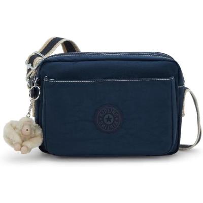 Kipling凯浦林斜挎包女轻便大容量实用易于携带深蓝色条纹装饰