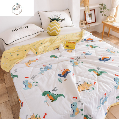 棉空调被夏凉被棉夏季单人春秋可机洗水洗薄被子儿童夏被薄款舒适主义