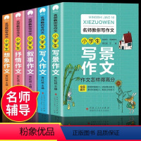 名师教你写作文全5册 小学二年级 [正版]名师教你写作文全5册(写人+写景+叙事+抒情+想象)小学生作文大全书好词好句好