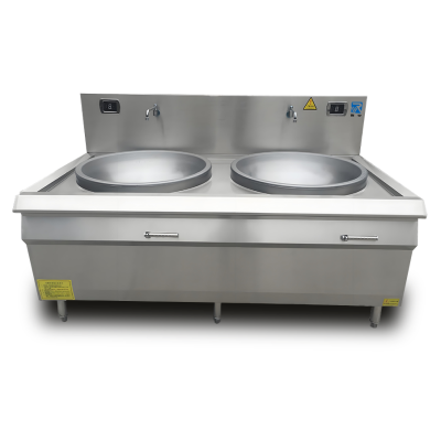 瑞宇牌商用双头大锅灶1000#*2/2400*1300*800+400/380V/50HZ/30Kw*2