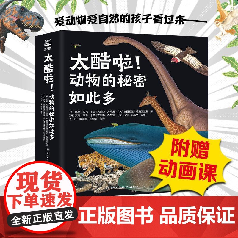 太酷啦!动物的秘密如此多全12册 凯特·贝蒂著12大动物主题800个动物惊人秘密动物自然科学生物学科普绘本中小学生课外阅
