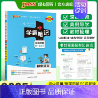 语文 初中通用 [正版]WY外研版2025版学霸笔记初中英语基础知识讲解知识点清单单词语法课堂笔记pass绿卡图书七八九