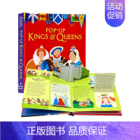 [正版]国王与王后翻翻立体书 英文原版绘本 Pop-up Kings and Queens 儿童启蒙认知英语3D立体图画