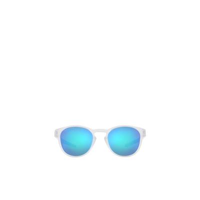 欧克利(OAKLEY)男款徽标太阳镜个性潮牌百搭配镜腿可调节户外运动 蓝色