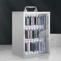 易企采 24位 不锈钢手机存放柜保管箱