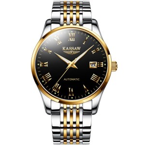 卡梭(KASSAW)手表男士自动机械表商务薄款防水夜光学生男表K875G