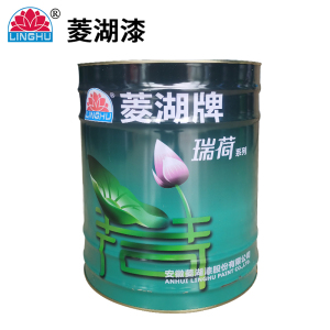 菱湖漆 醇酸调合涂料 宝绿 15Kg 桶