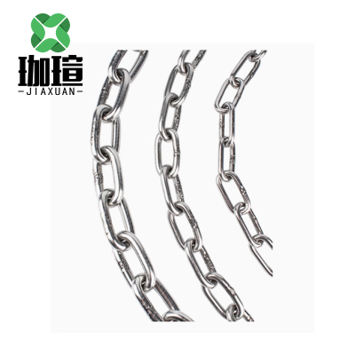 珈瑄 不锈钢链条 多功能链条长短环链子起重晾衣宠物狗秋千护栏防盗锁链 4mm 米