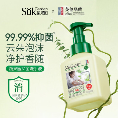 SukGarden蔬果园抑菌洗手液500ml