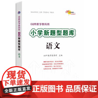 正版新版小学新题型题库语文必刷题人教版六年级下小升初小学升初中毕业升学系统总复习专项训练基础知识大全