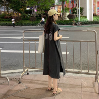 新款韩版女装背心T恤长裙女原宿风学生上衣女夏季背心连衣裙