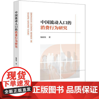 2024新书 中国流动人口的消费行为研究 陶树果 著 法律出版社