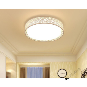 苏宁放心购 吸顶灯led圆形客厅灯创意书房儿童房温馨卧室灯铁艺现代简约灯饰灯具套餐