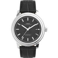 Timex/天美时复古机械风自动腕表黑盘橄榄绿NATO表带中性款