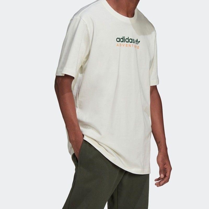 adidas/阿迪达斯三叶草男装新款运动休闲圆领短袖T恤 HF4773 D