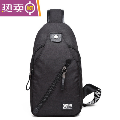 NEWLAKE胸包夏季斜挎包单肩小背包男包帆布休闲潮流2021跨包户外学生INS斜挎包男